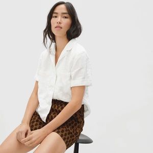 Everlane box cut line top